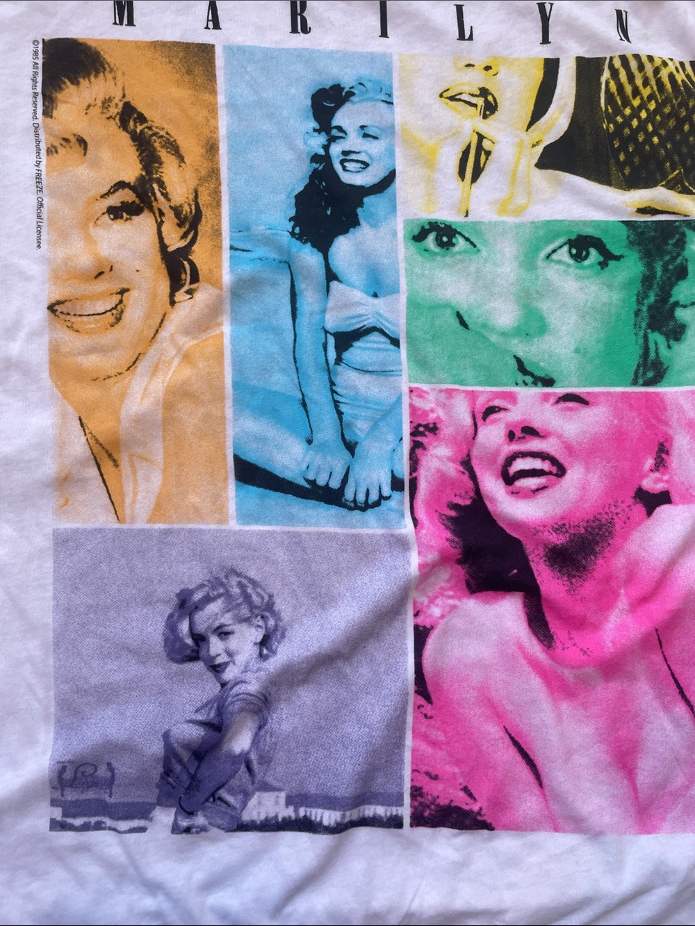 Y2K Marilyn Monroe Pop Art Graphic Tee - Multicolor - Picture 2 of 4